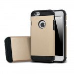 Wholesale iPhone 5S 5 Slim Fit Armor Hybrid Case (Gold)